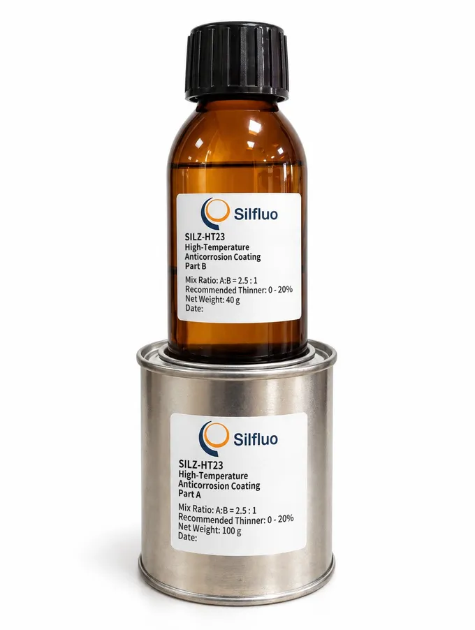 Silfluo SILZ-HT23 — Белое нанокерамическое покрытие до 600 °C